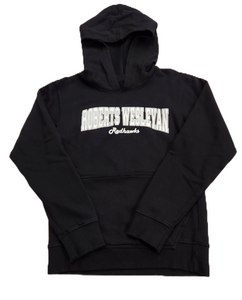 Wes and Willy Hooded Sweatshirt, Black (Youth)