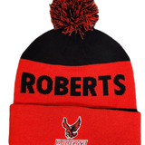 Nike Peak Stripe Beanie | Red/Black