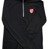 League 1/4 zip | Black