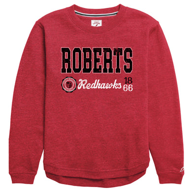Victory Springs Ladies Crewneck | Heather Vintage Maroon