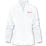 Ladies Comfy 1/4 Zip | White