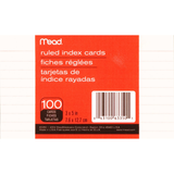 Index card Ruled | White 3x5in 100Ct
