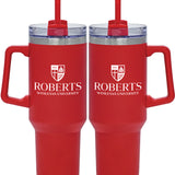 40 Oz. Stainless Steel Vacuum Travel Mug | Red