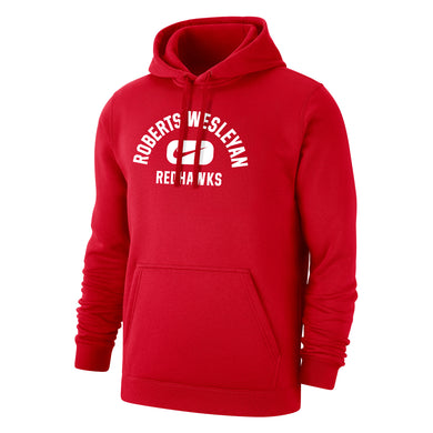 NIKE Club Fleece Hoodie, Red (F23)