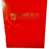 Red Imprinted Two Pocket Folder