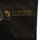 Black Imprinted Two Pocket Folder