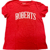 Red Shirt U Neck Tee | Red Heather