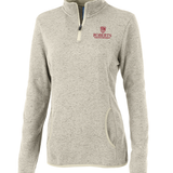 Ladies Heathered Fleece Pullover | Oatmeal Heather