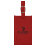 Velour Luggage Tag | Red