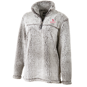 Sherpa Quarter Zip Pullover, Frosty Grey