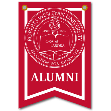 12 X 18 Dovetail Seal Banner| Red