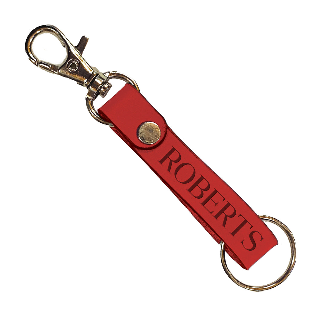 Jackson Leather Key Tag