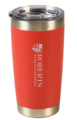 20 OZ Powder Coated Stainless Steel Tumbler, Red