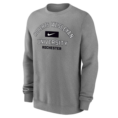 Nike Club Fleece Crew, Dark Heather