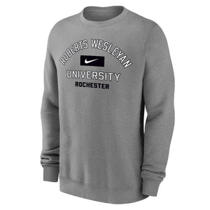 Nike Club Fleece Crew, Dark Heather