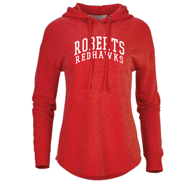 Dream Fleece Pullover Hood, Red Heather