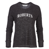 Cuddle Boxy Crew | Black Heather