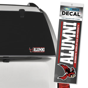 Standard Alumni Decal, Red/Black