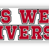 Roberts Wesleyan Stacked Decal