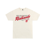Pinstripe Tee | Vintage White