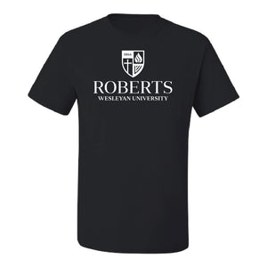 University Logo Tee, Black