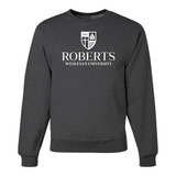 University Logo Crewneck Sweatshirt | Black Heather