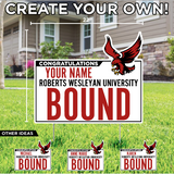 Custom Graduation Yard Sign | Name Bound